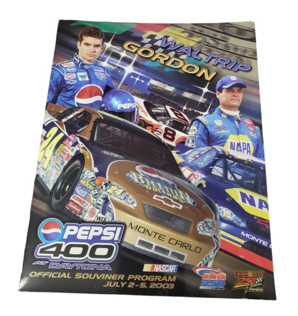 Daytona Beach Speedway Pepsi 400 NASCAR Winston Cup Series Program July 5 2003